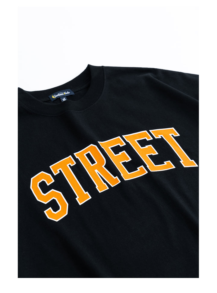 "Street" Varsity Print Tee