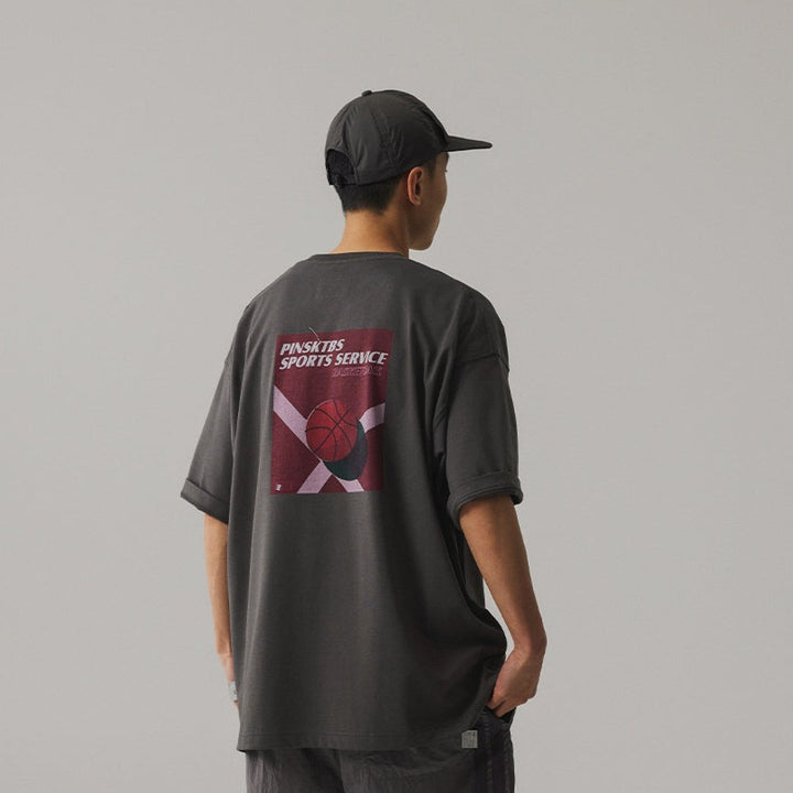 Basket Ball Sports Services Tee