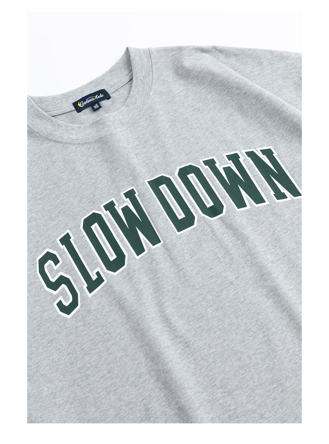 "Slow Down" Varsity Print Tee