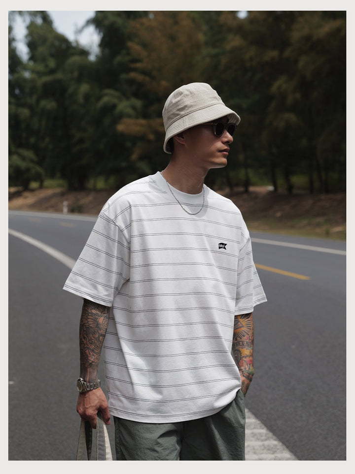 Logo Stripe Tee