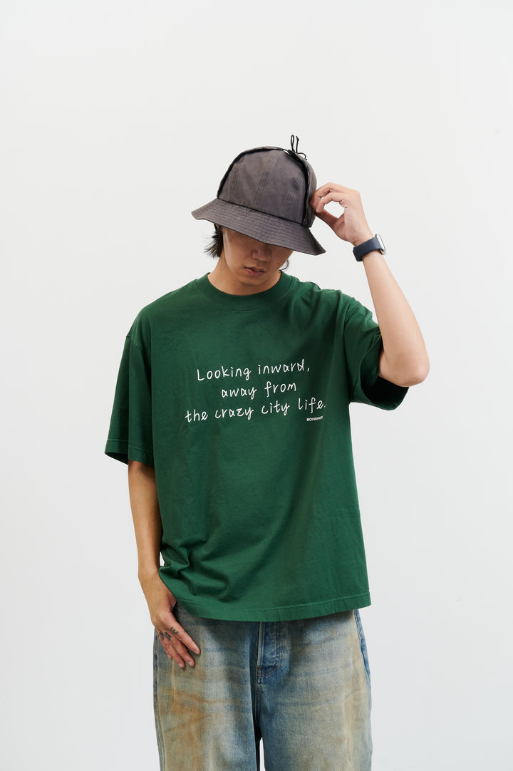 Slogan Print Tee