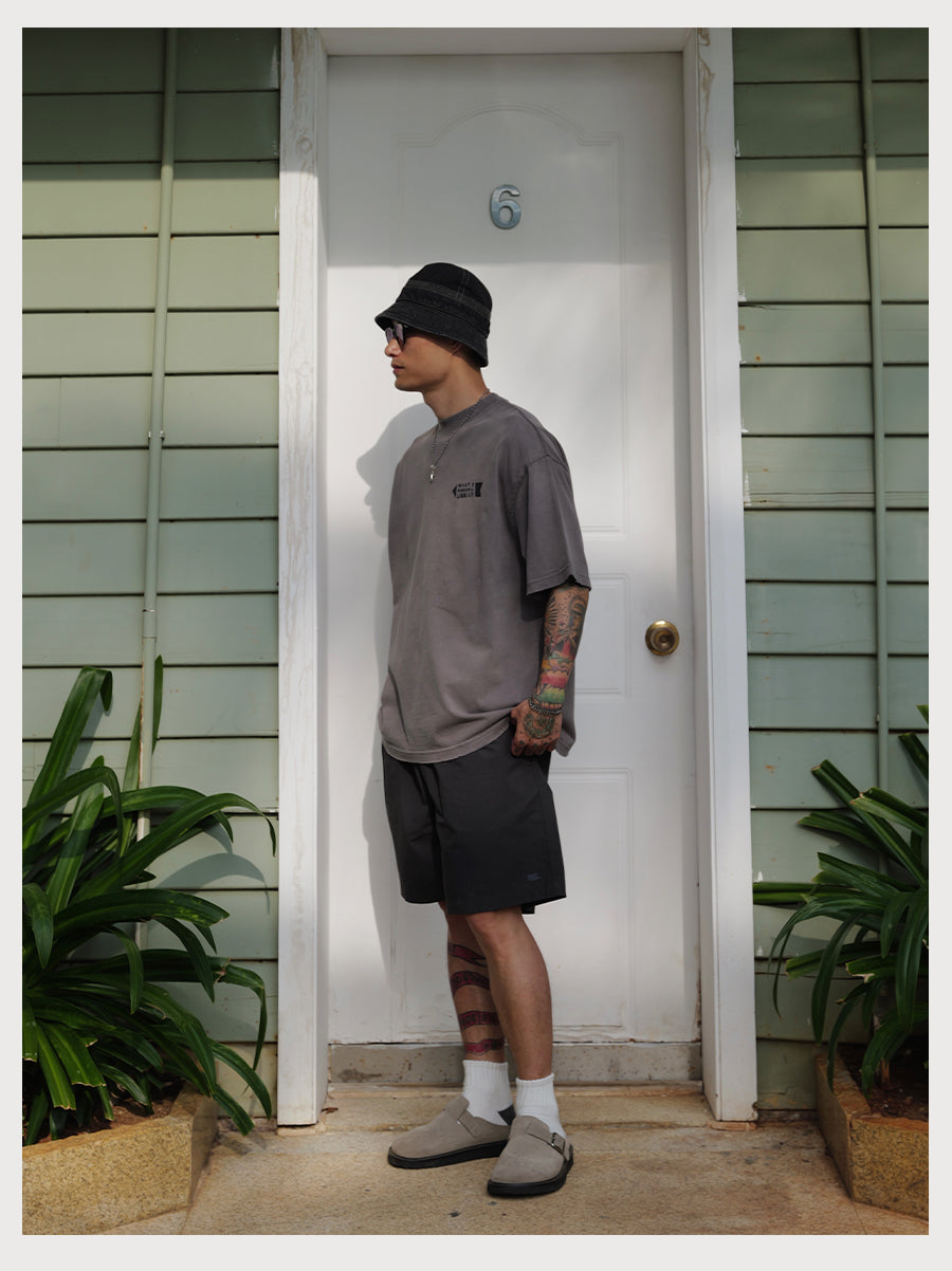 Spray Dye Motif Print Tee
