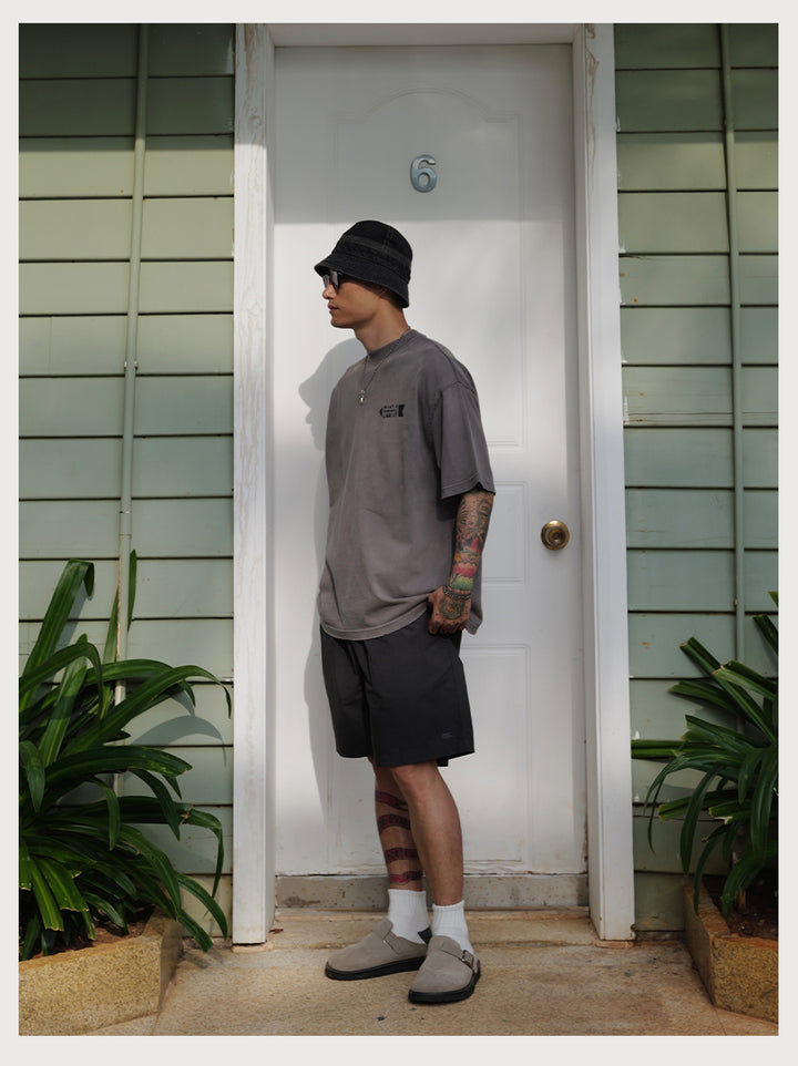 Spray Dye Motif Print Tee