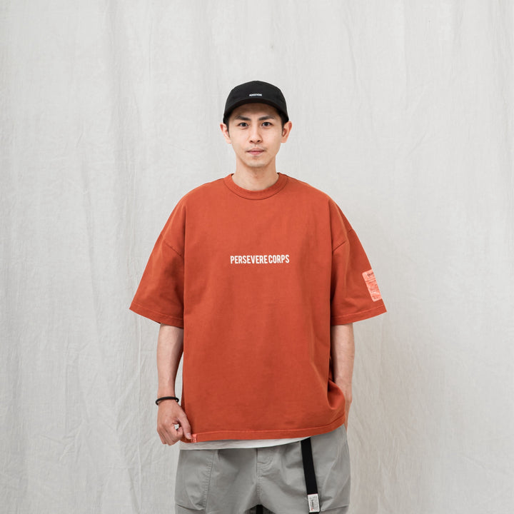 Pigment-Dyed Catchword T-Shirt