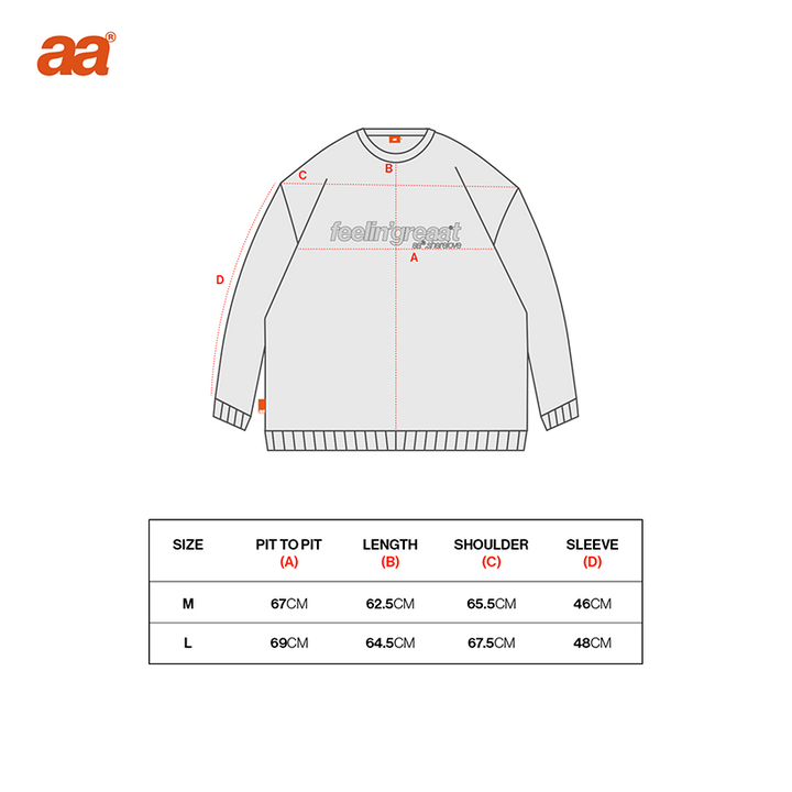 FEELING GREAT EMBROIDERY KNITWEAR