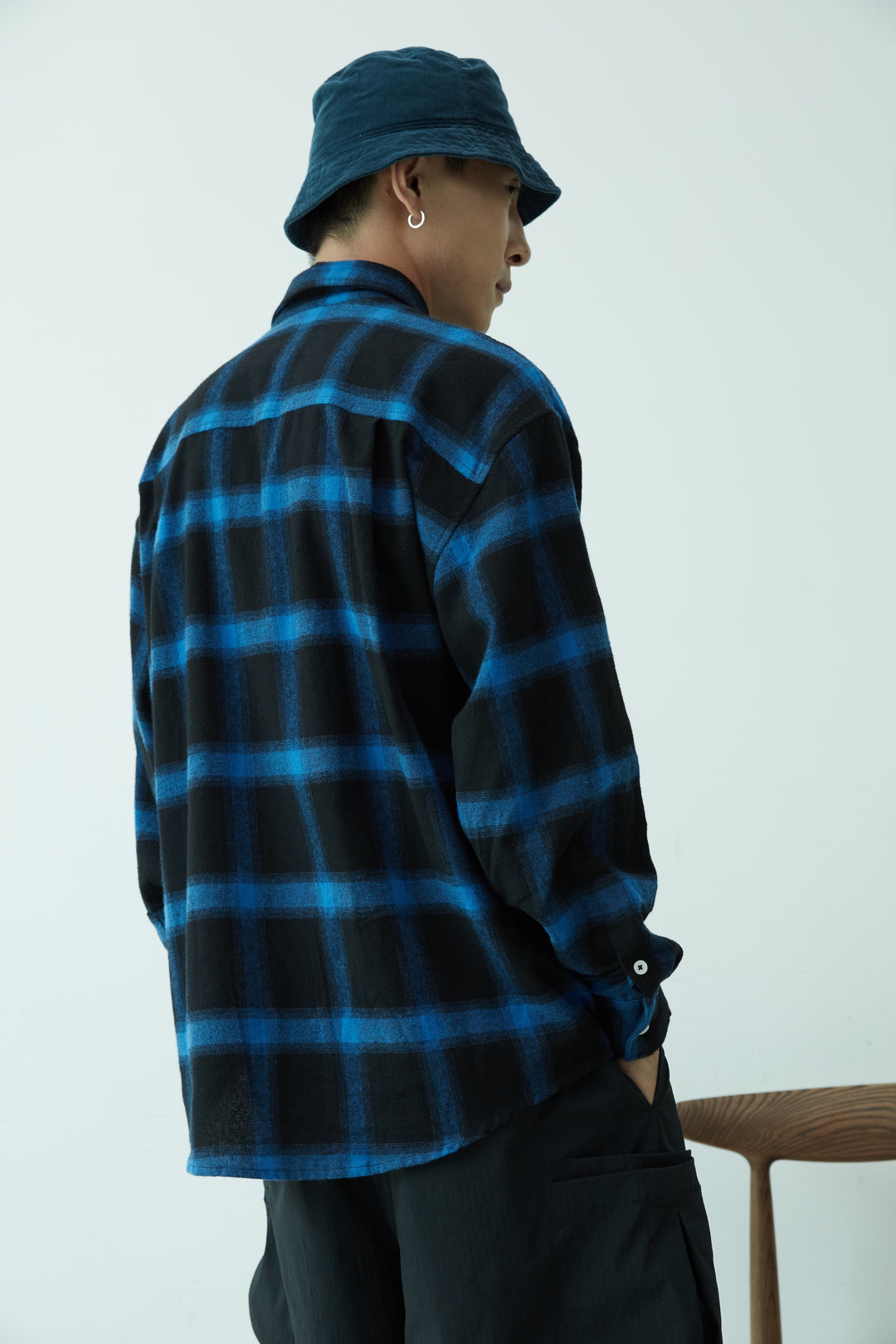 A-Cut Plaid Shirt