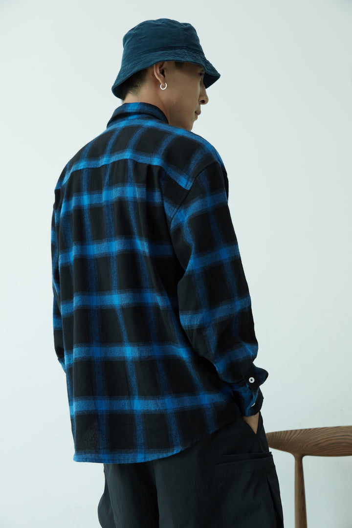 A-Cut Plaid Shirt