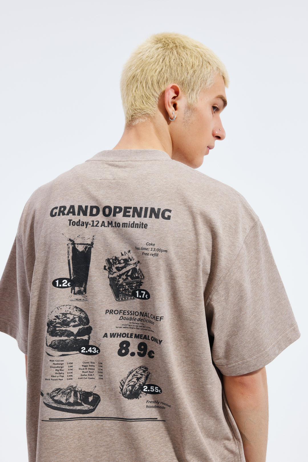 Bistro Menu Print Tee