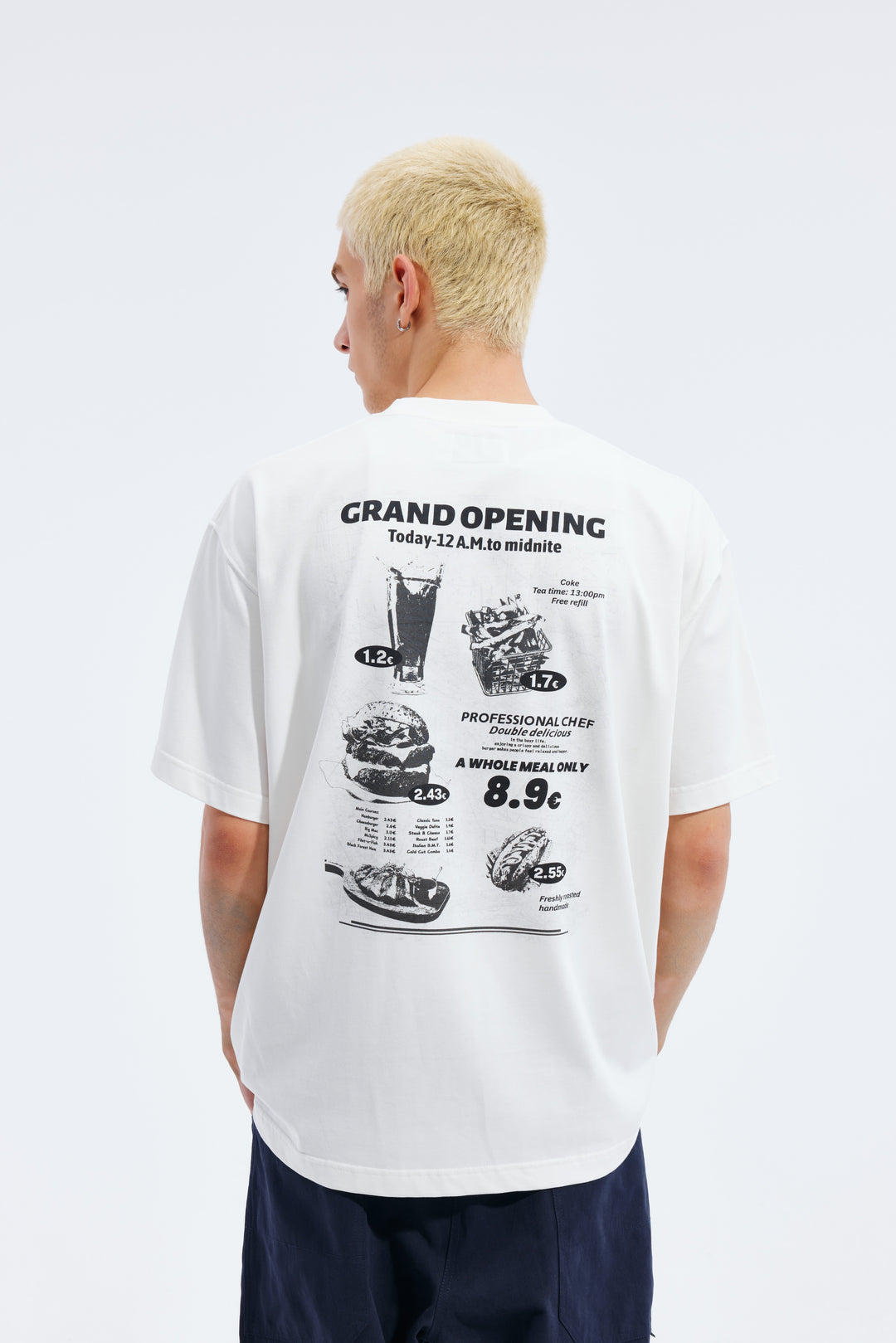 Bistro Menu Print Tee