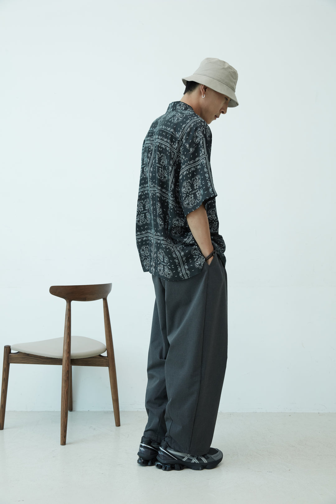Scimitar Pleated Pants