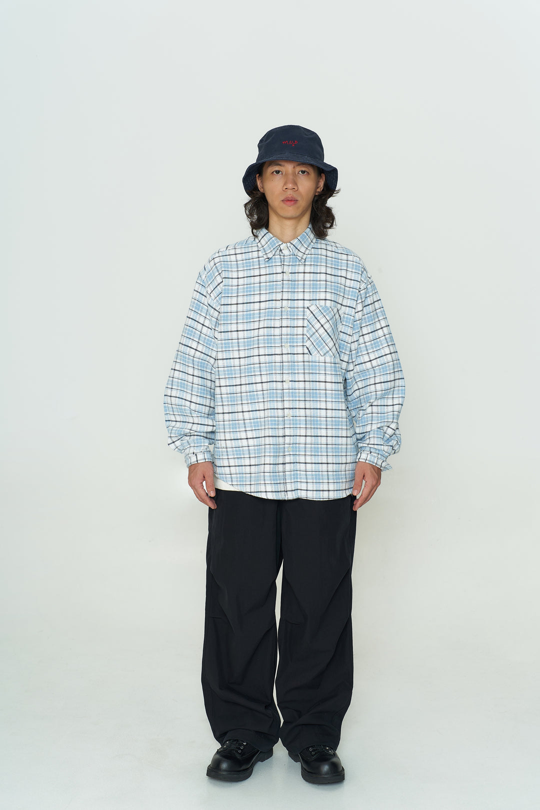 MU25110 Plaid Button Shirt