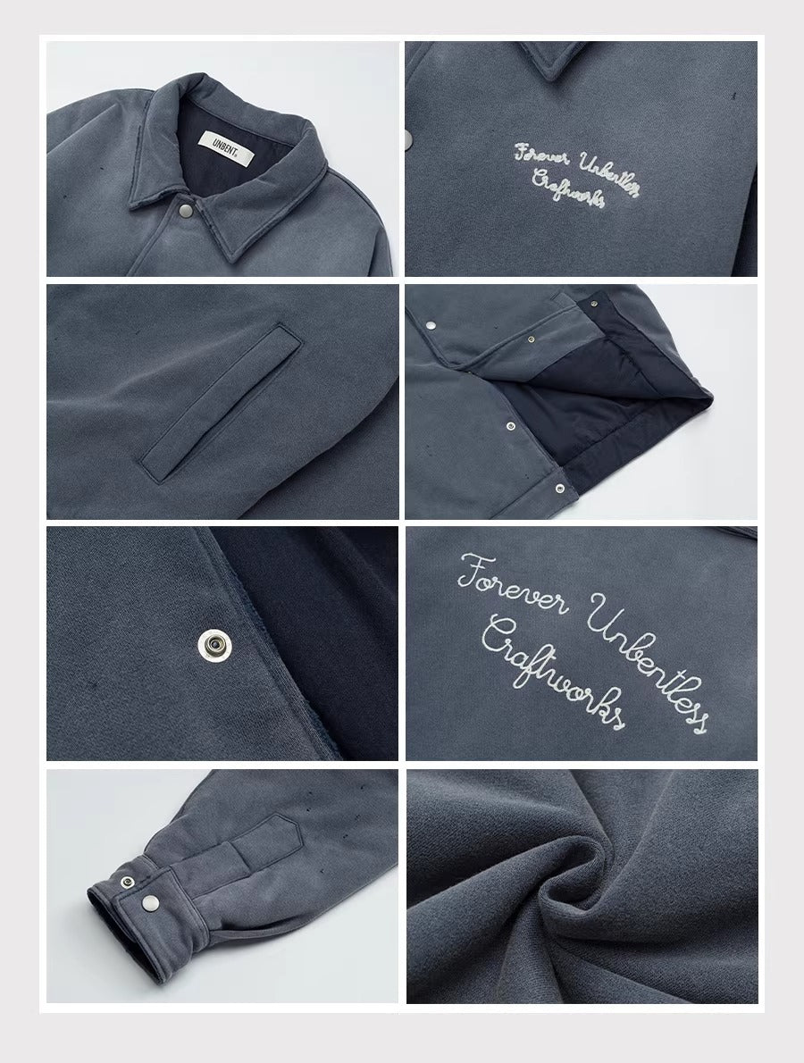 Vintage Embroidered Padded Coat