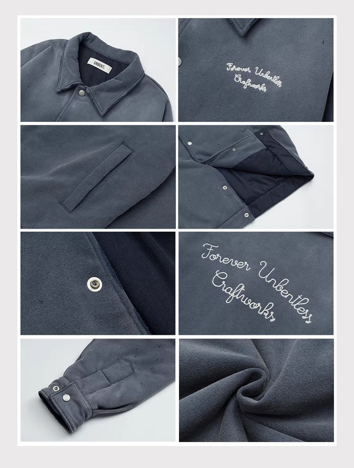 Vintage Embroidered Padded Coat