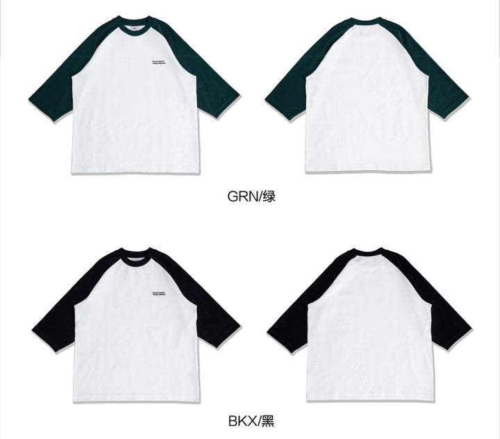 LAPRIMA CONTRAST 3/4 LS TEE