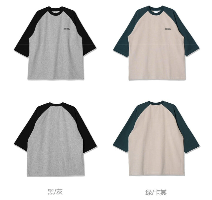 LAPRIMA CONTRAST 3/4 LS TEE