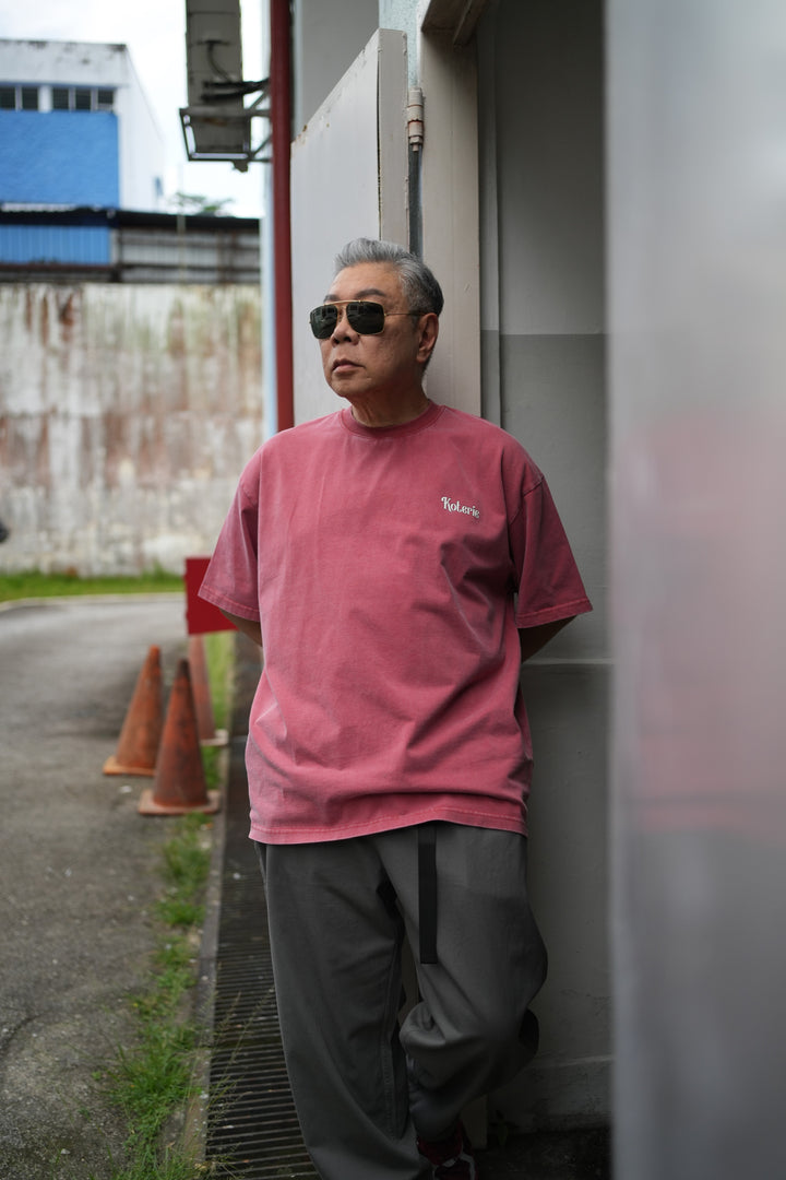 T083 300G Acid Wash Mini Logo Tee