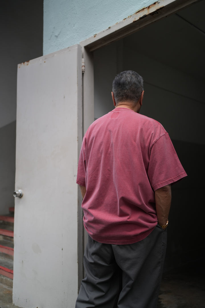 T083 300G Acid Wash Mini Logo Tee