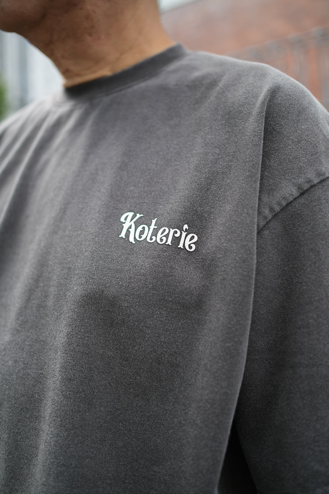 T083 300G Acid Wash Mini Logo Tee