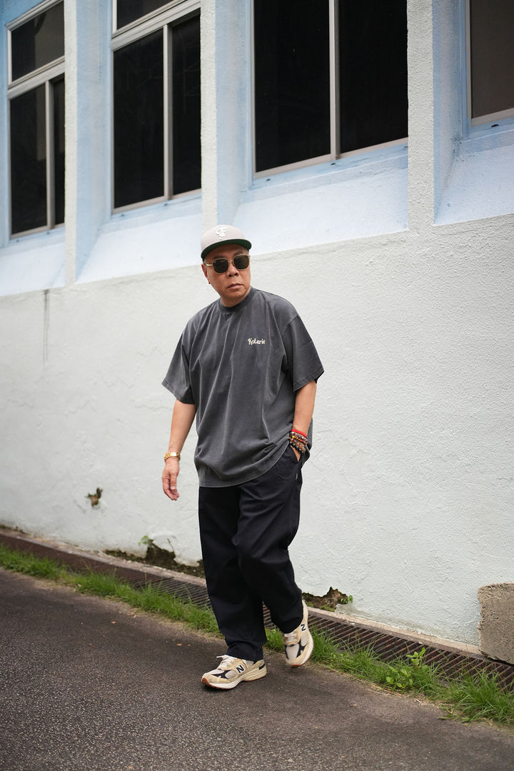 T083 300G Acid Wash Mini Logo Tee