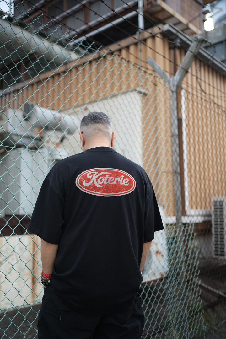 T089 IDLE Giza Egyptian Cotton Logo Tee