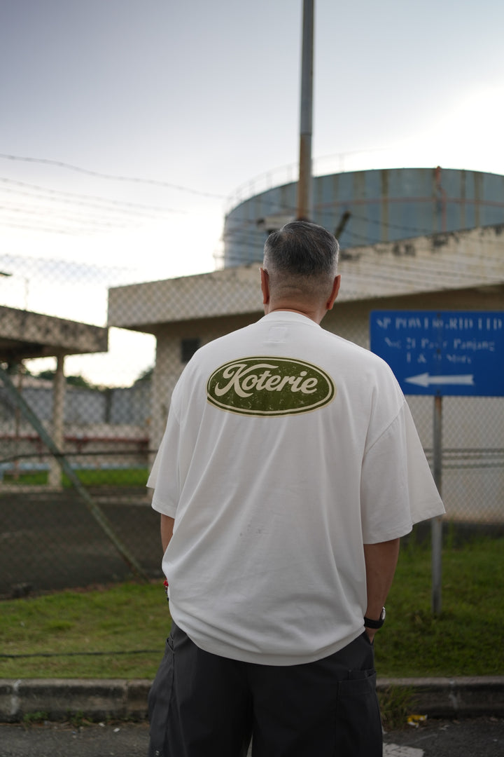 T089 IDLE Giza Egyptian Cotton Logo Tee