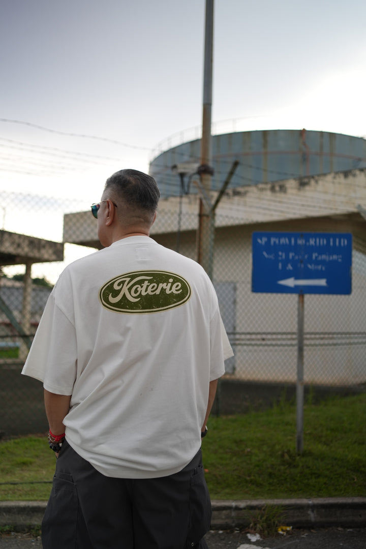 T089 IDLE Giza Egyptian Cotton Logo Tee