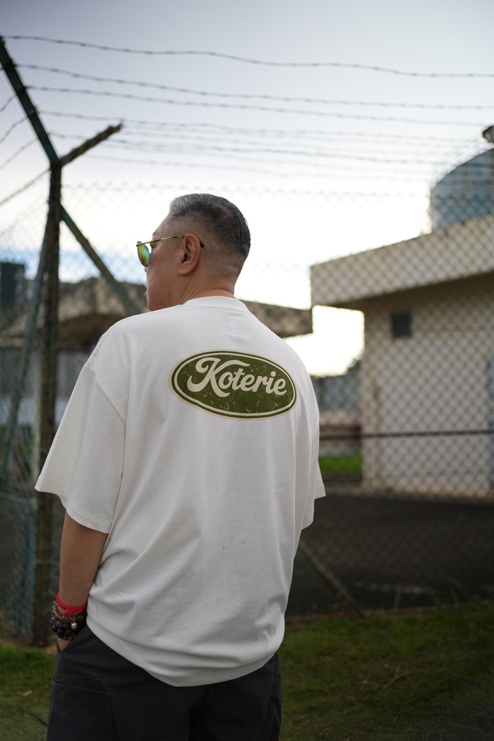 T089 IDLE Giza Egyptian Cotton Logo Tee