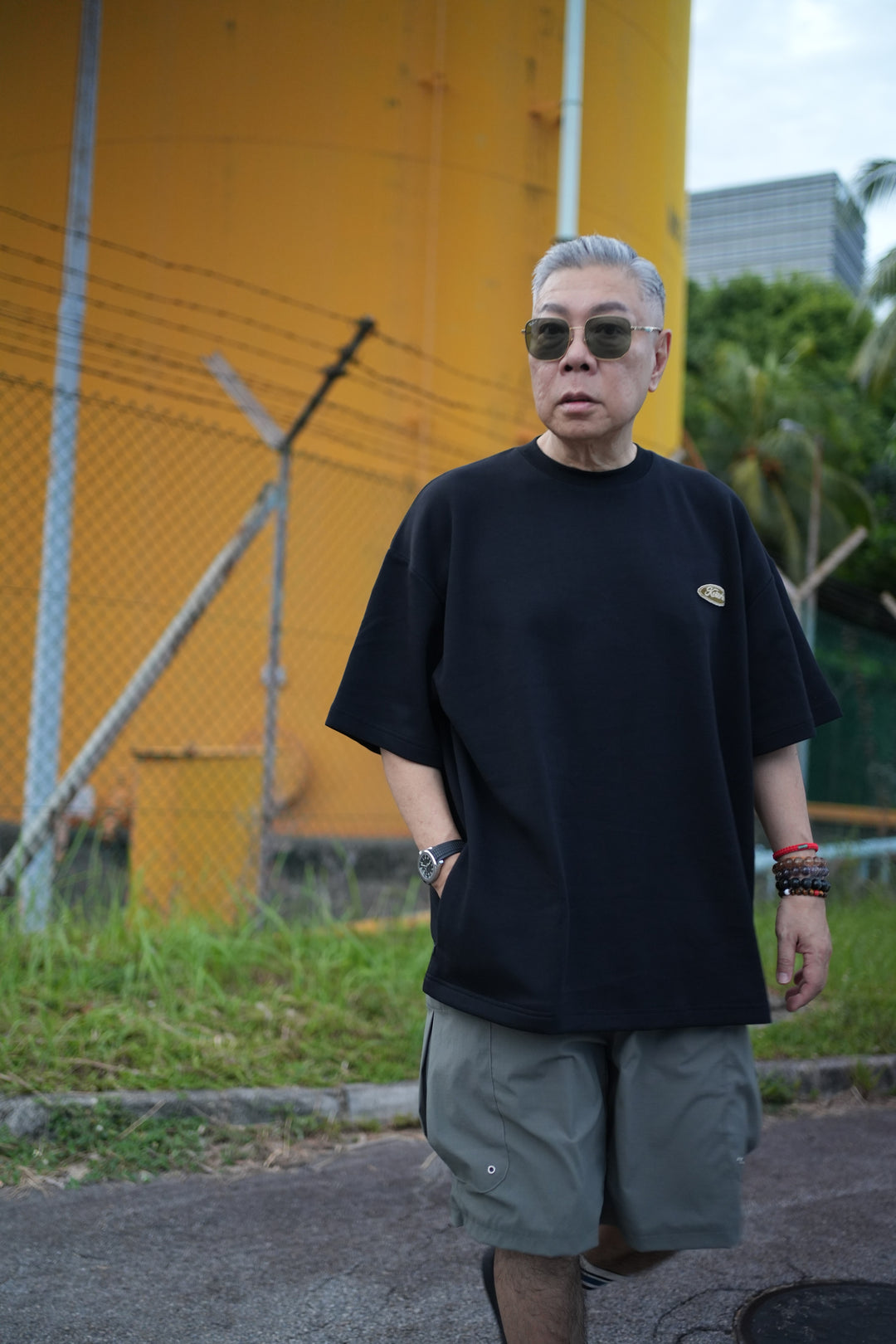 T088 IDLE Embroidered Logo Coolmax Tee with Invisible Pocket