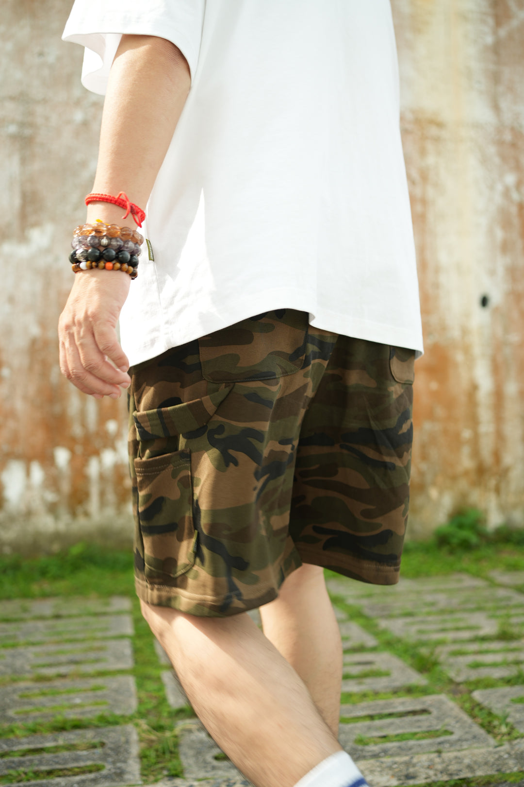 T103 Camo Sweatshorts