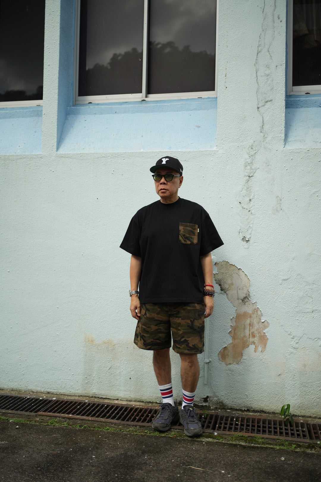T104 Camo Pocket Tee