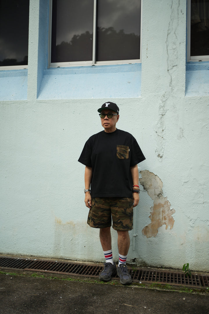T104 Camo Pocket Tee