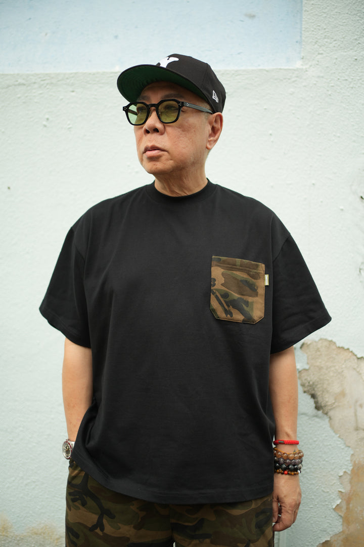 T104 Camo Pocket Tee