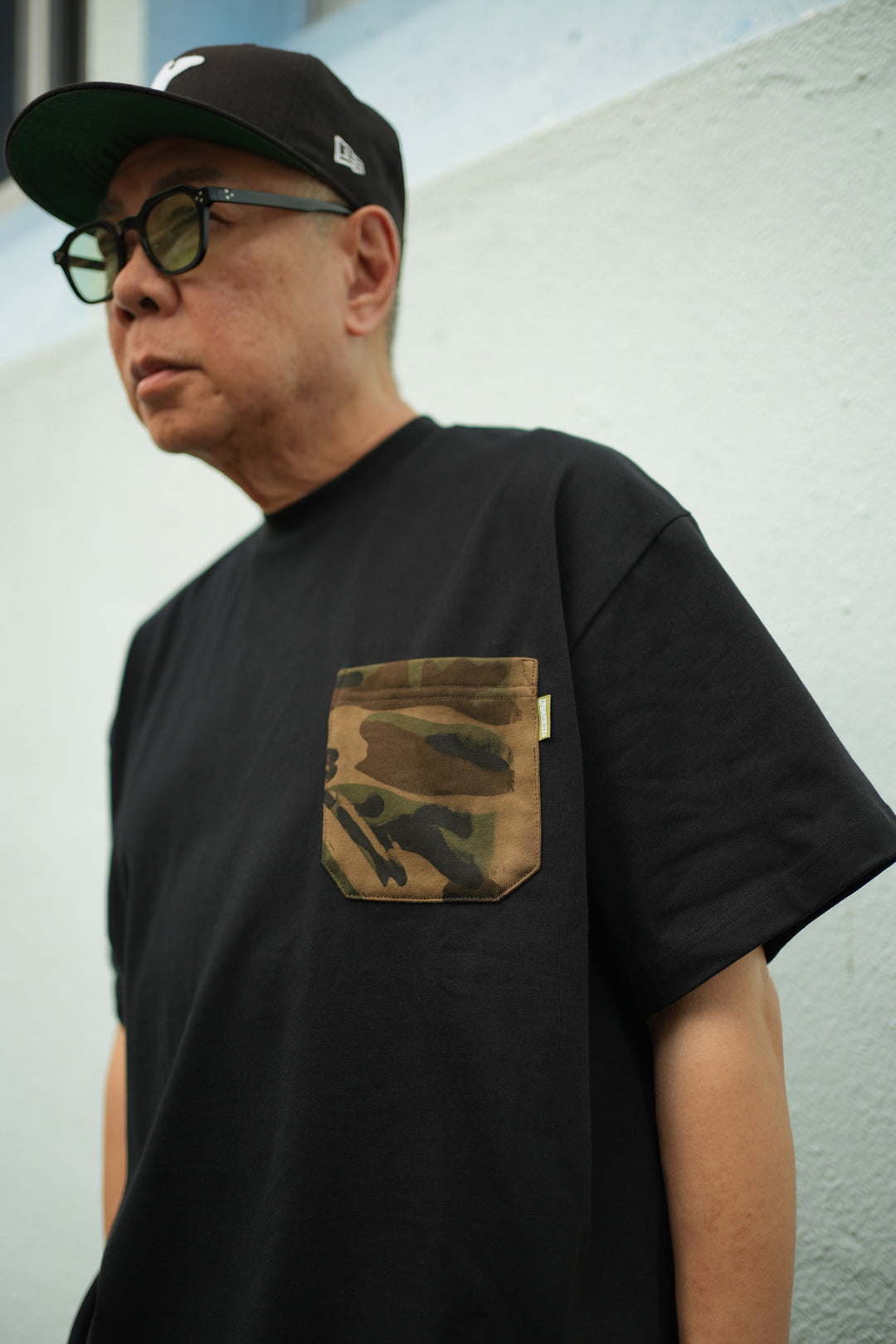 T104 Camo Pocket Tee