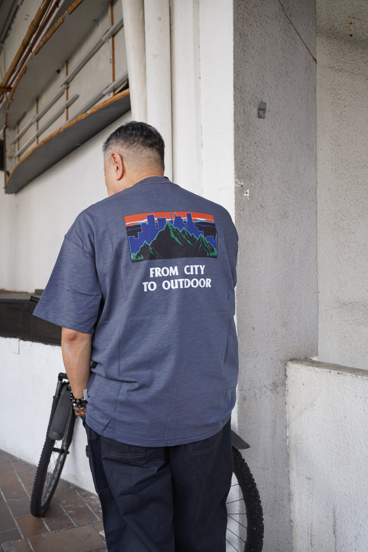 "From City to Outdoor" Print Tee