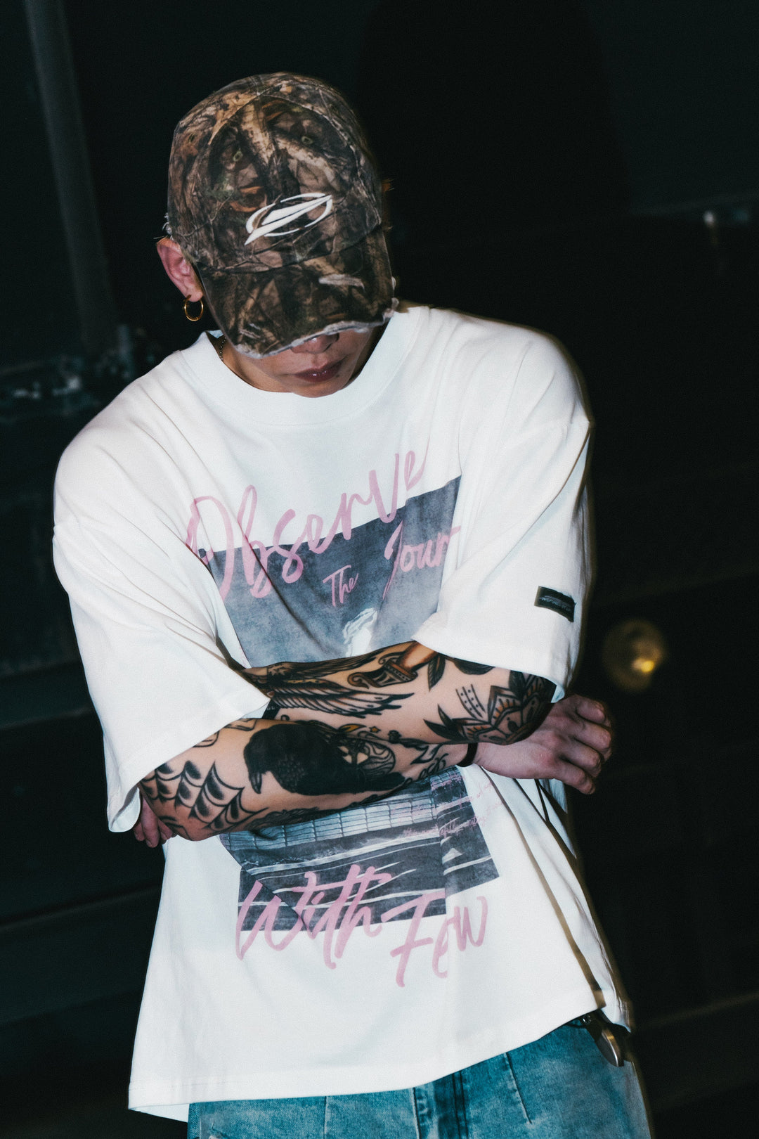 Graffiti Photoprint SS Dull White【M24-T11】