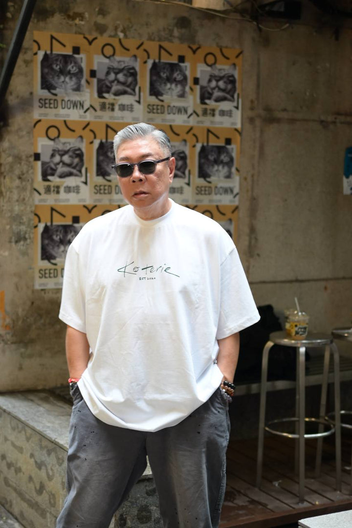 T073 Sketched Logo Tee