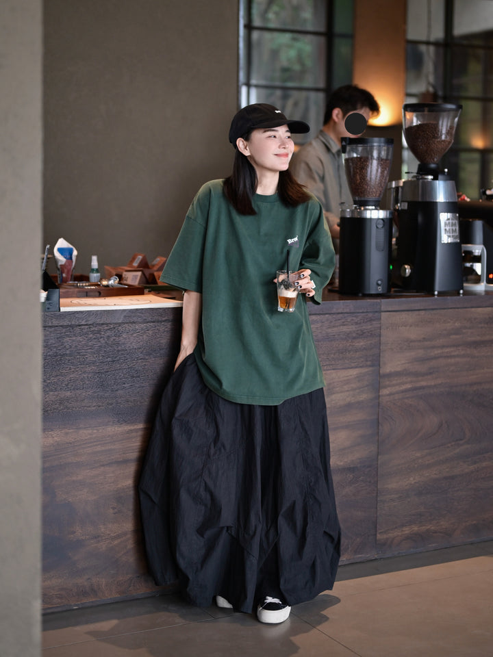 Asymetric Pleated Skirt