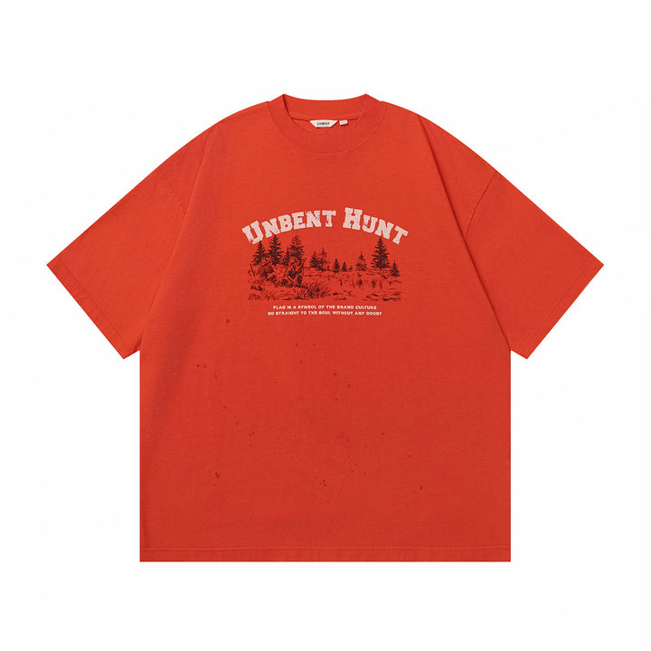 Paint-Splatter Washed Tee