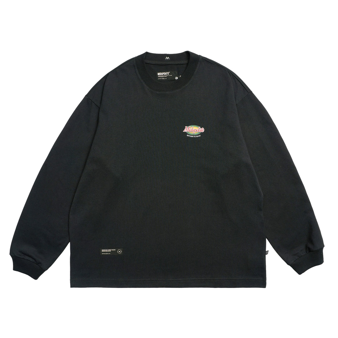 Logo Contrast Motif Print Tee