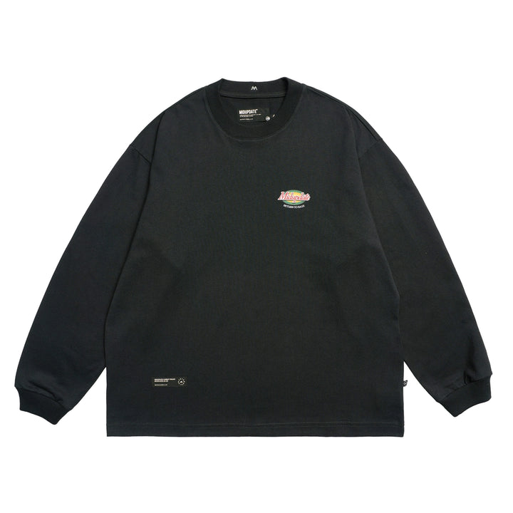 Logo Contrast Motif Print Tee