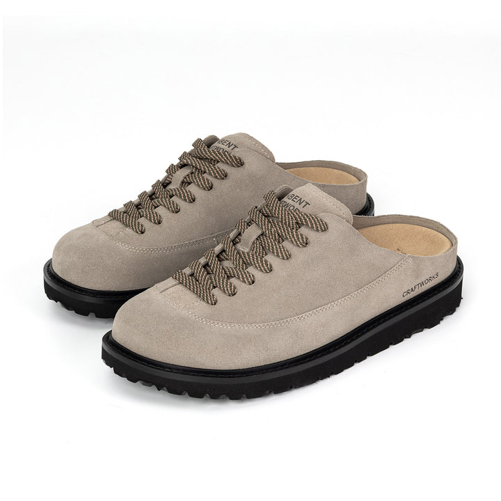 Toe-Strap Platform Mules