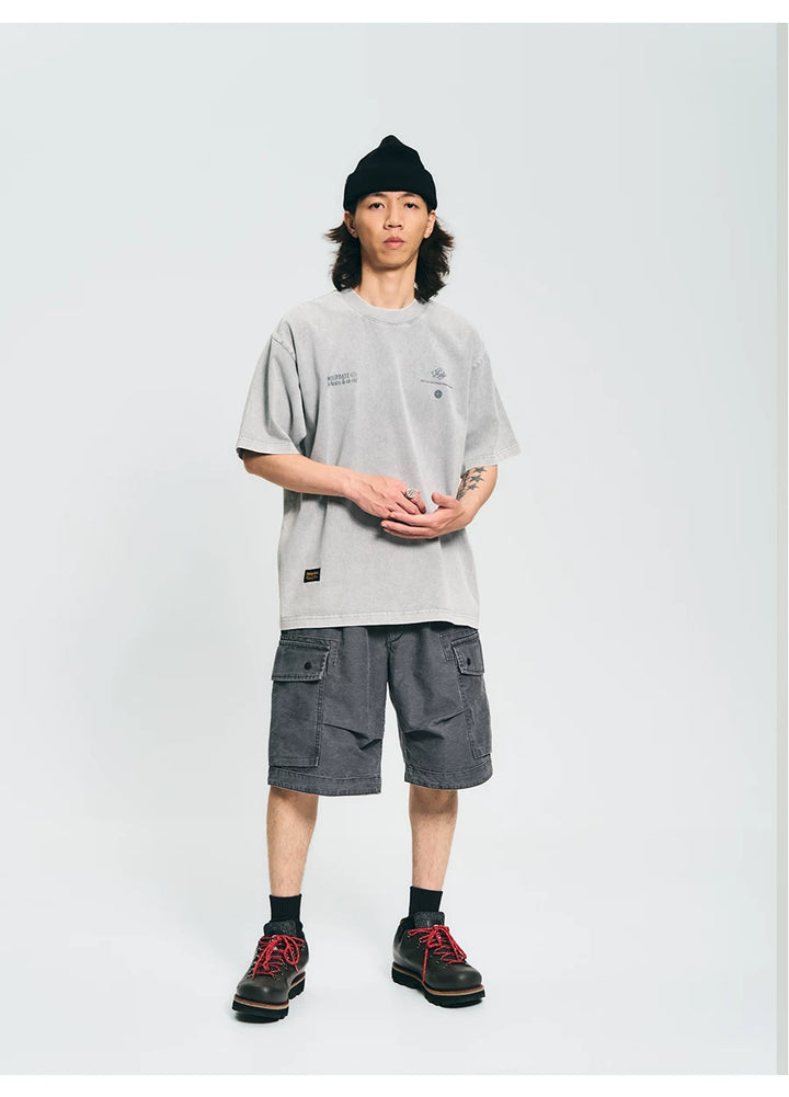 MU540 Vintage Wash Casual Matchbox Tee