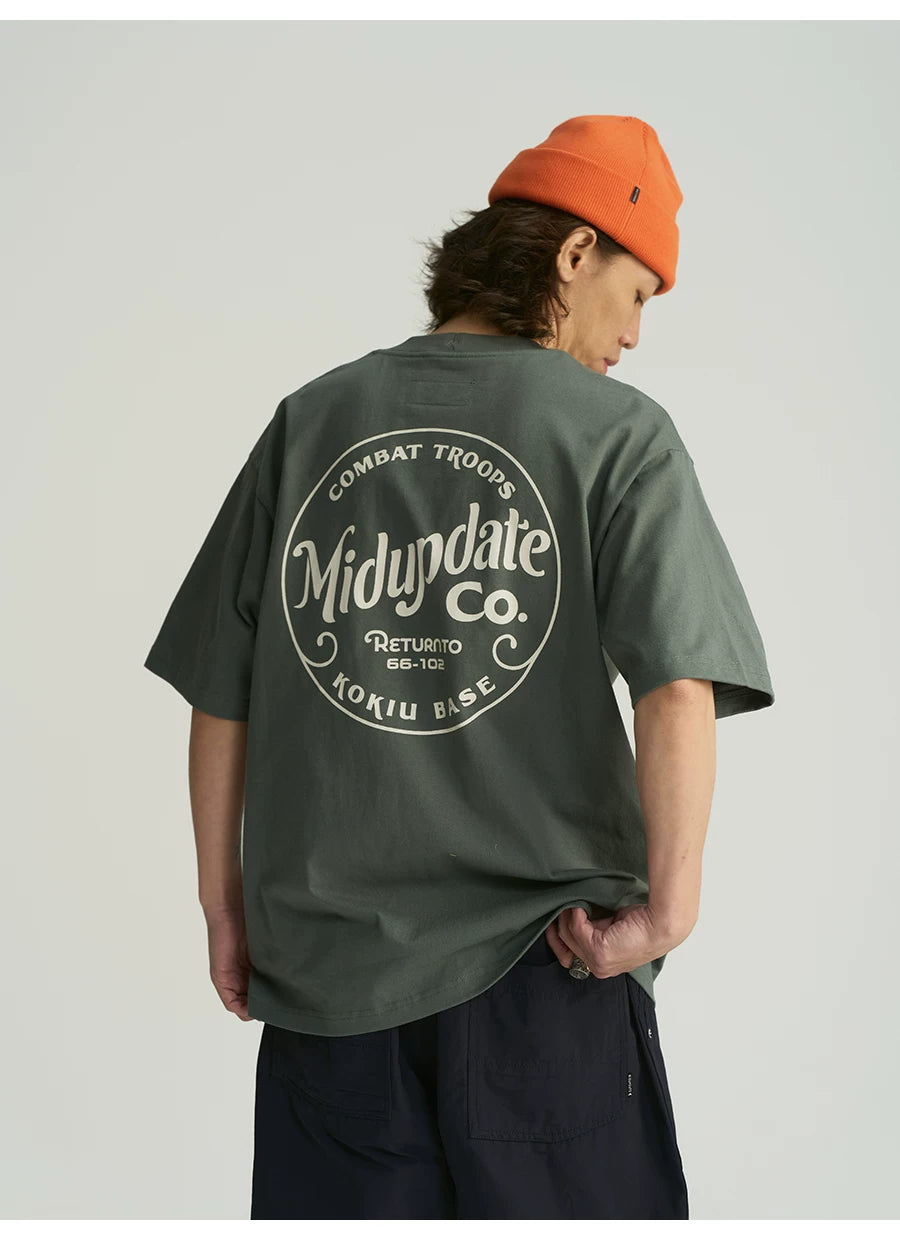 MU566 Vintage Washed Circle Logo Tee
