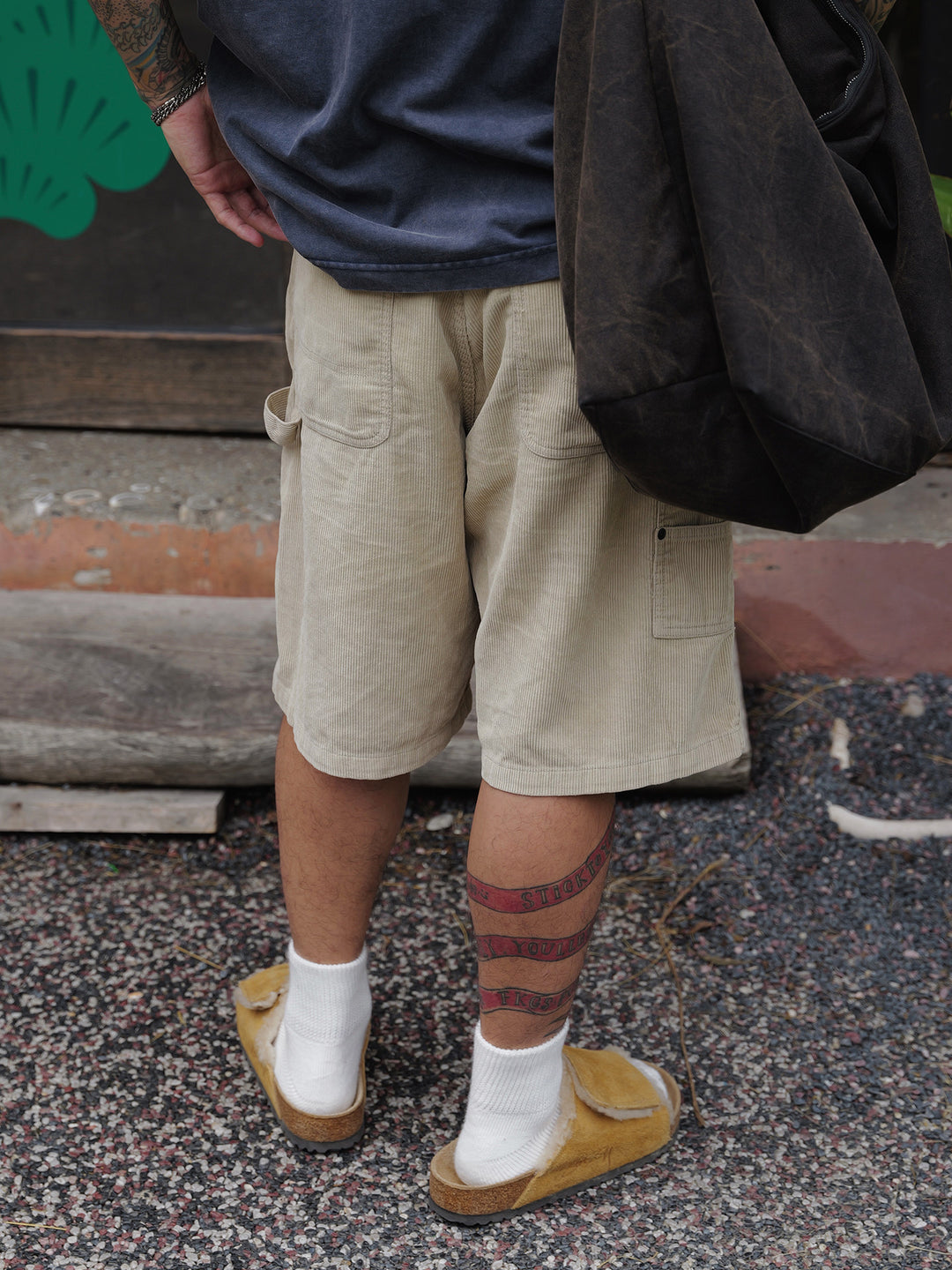 Corduroy Logger Shorts