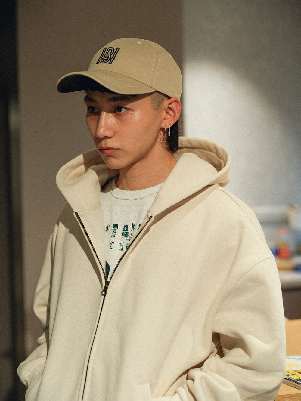 Heavyweight Fleece lined Zip Up Hoodie