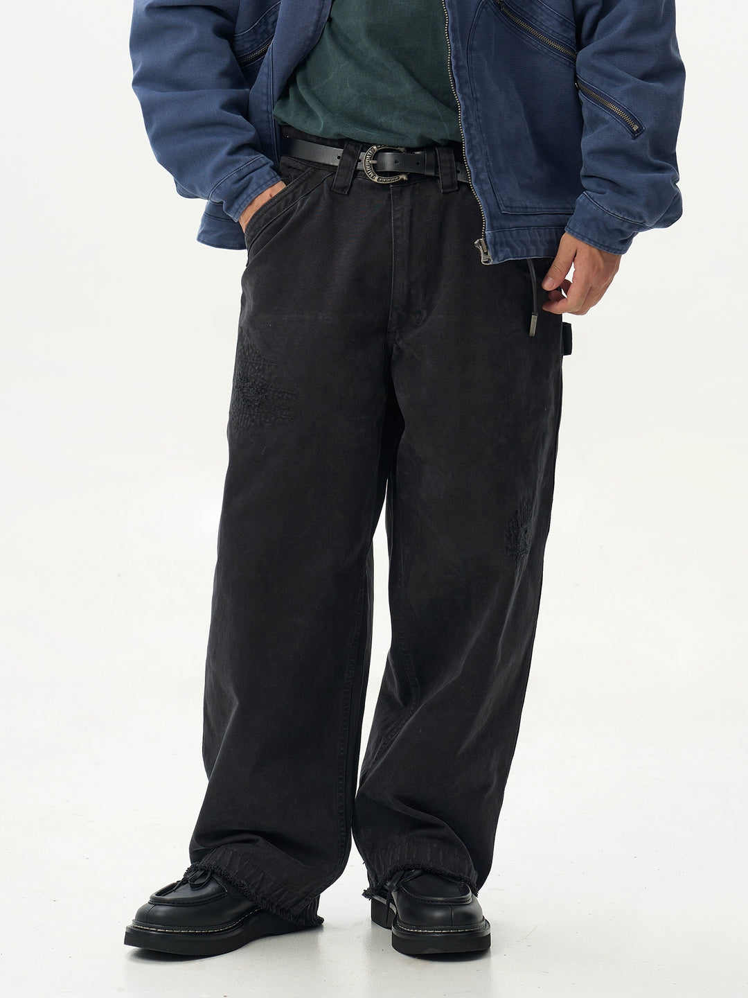 Patched-up Carpenter Pants