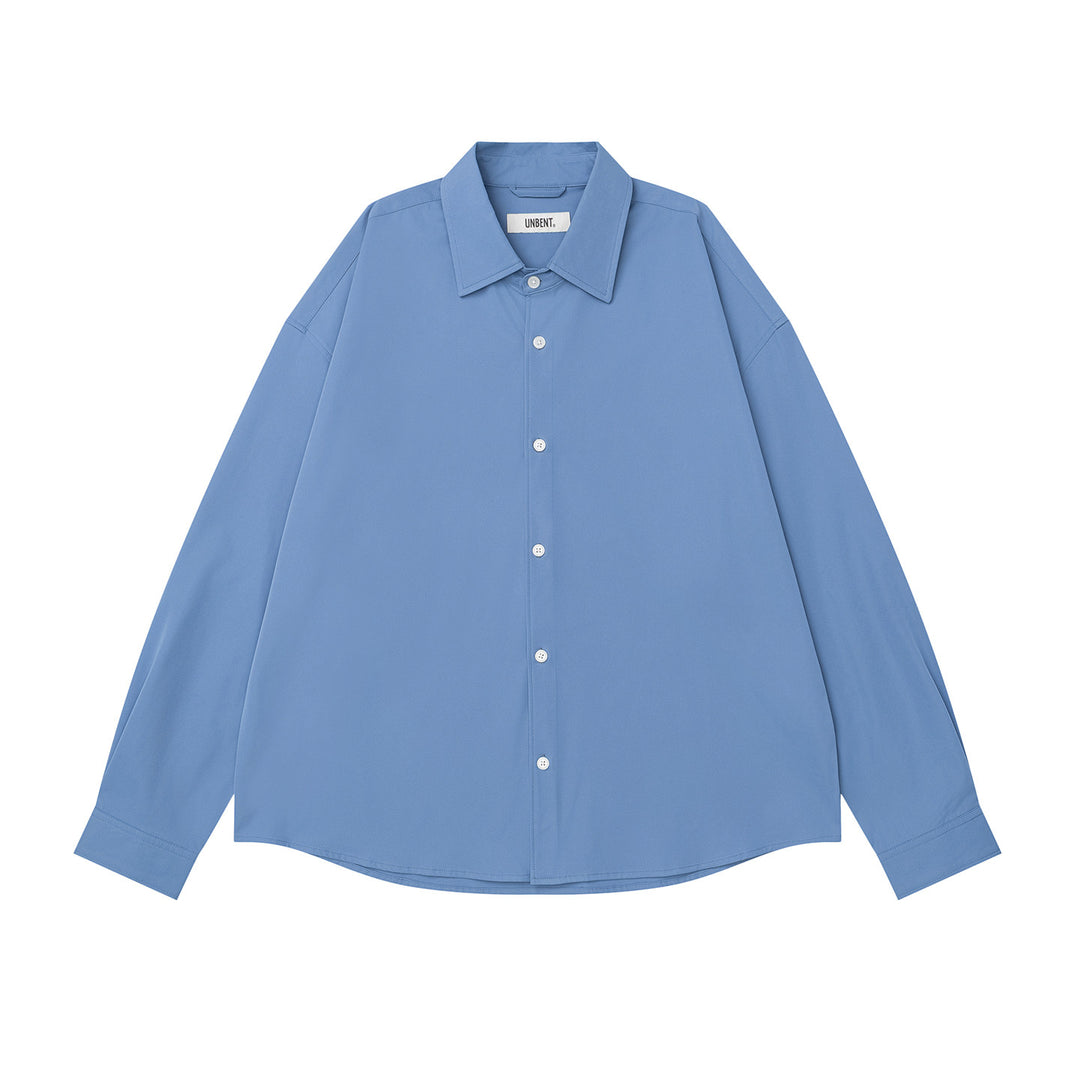 Solid Anti-Wrinkle Long-Sleeve Shirt