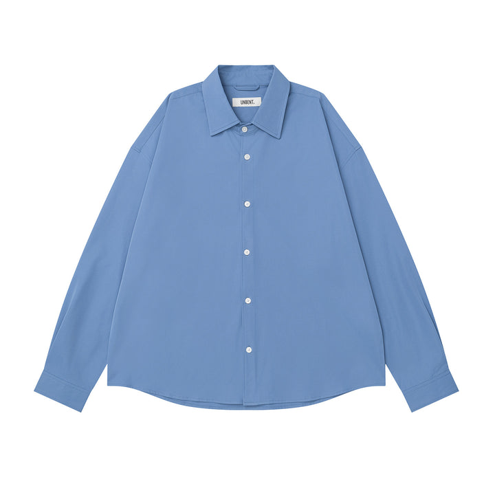 Solid Anti-Wrinkle Long-Sleeve Shirt