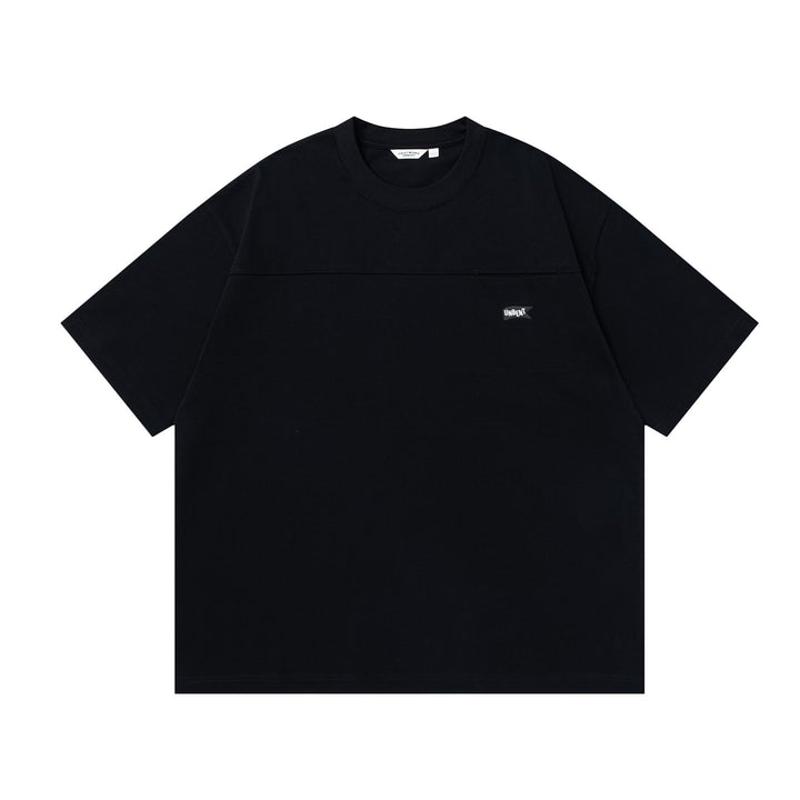 Embroidery Logo Cut &amp; Sew Pocket Tee