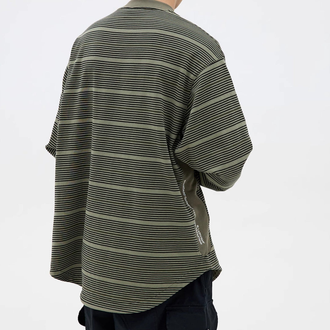 A-Cut Stripe Tee